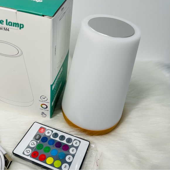 Brand New Touch Lamp, Portable Table Sensor Control Bedside Lamps/White - Picture 6 of 8